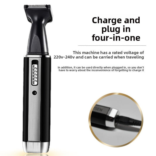 Multifunctional Rechargeable Nose Hair Trimmer for Grooming