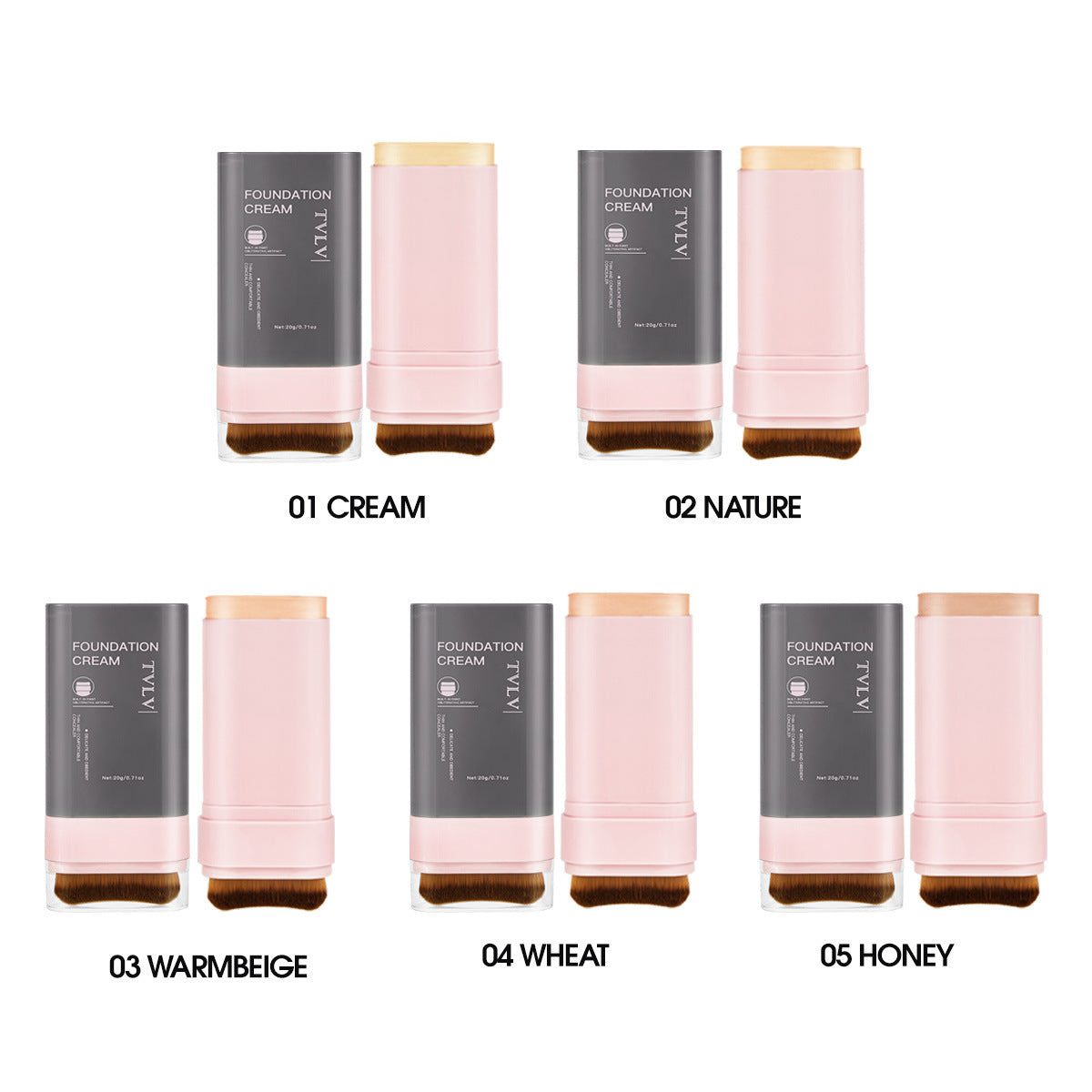 Concealer Foundation Stick Brush Head Waterproof Makeup Use