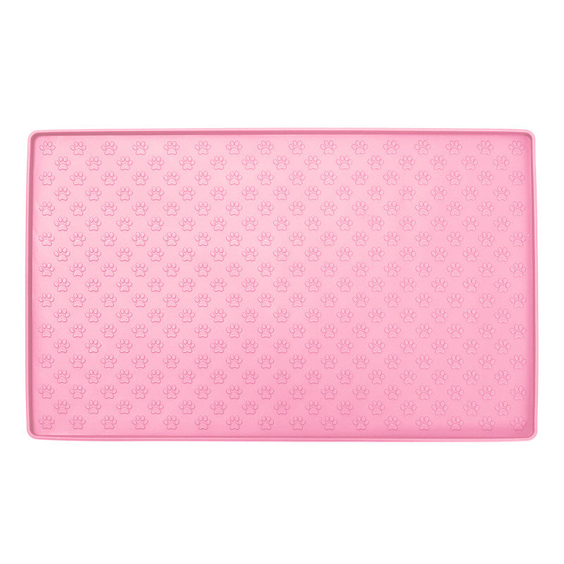 Square Pet Mat – Waterproof Silicone Dog & Cat Placemat