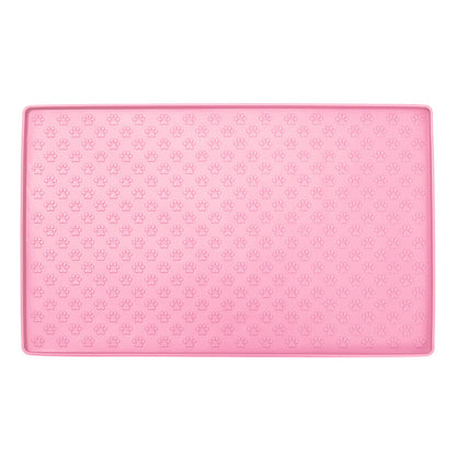 Square Pet Mat – Waterproof Silicone Dog & Cat Placemat