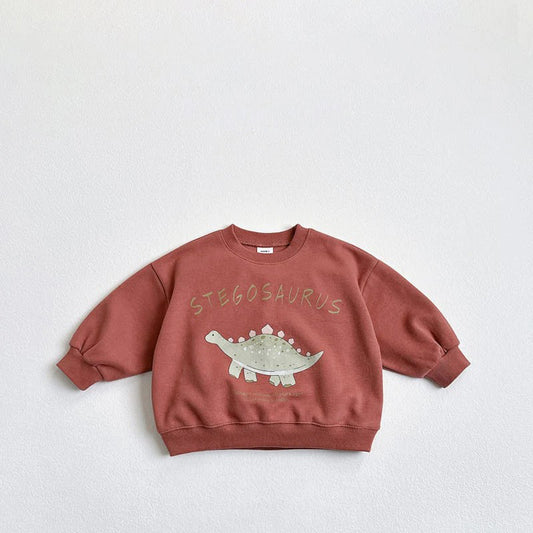 Children’s Korean Dinosaur Sweatshirt Cute Cartoon Hoodie