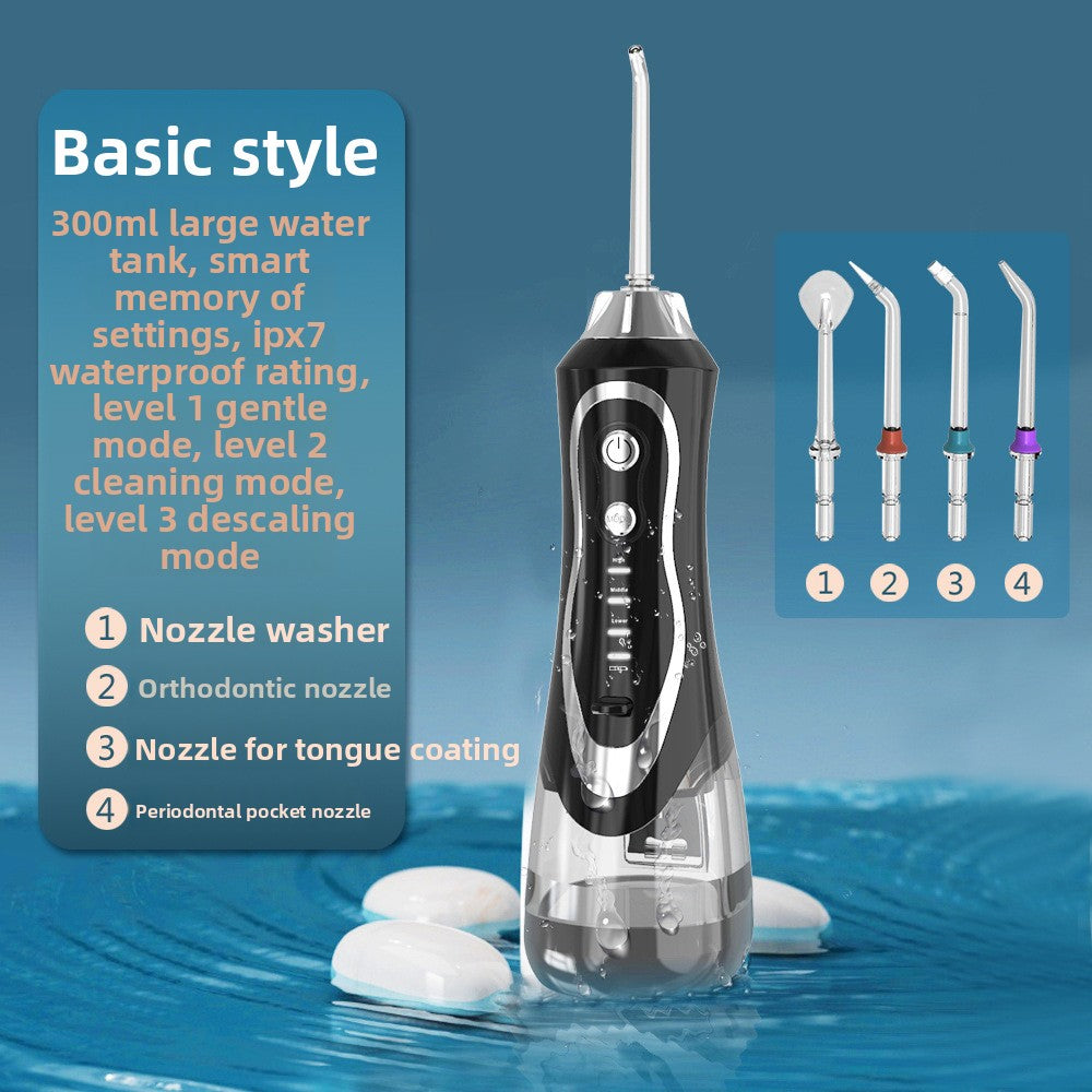 Electric Water Flosser with Portable Oral Cleaning Modes