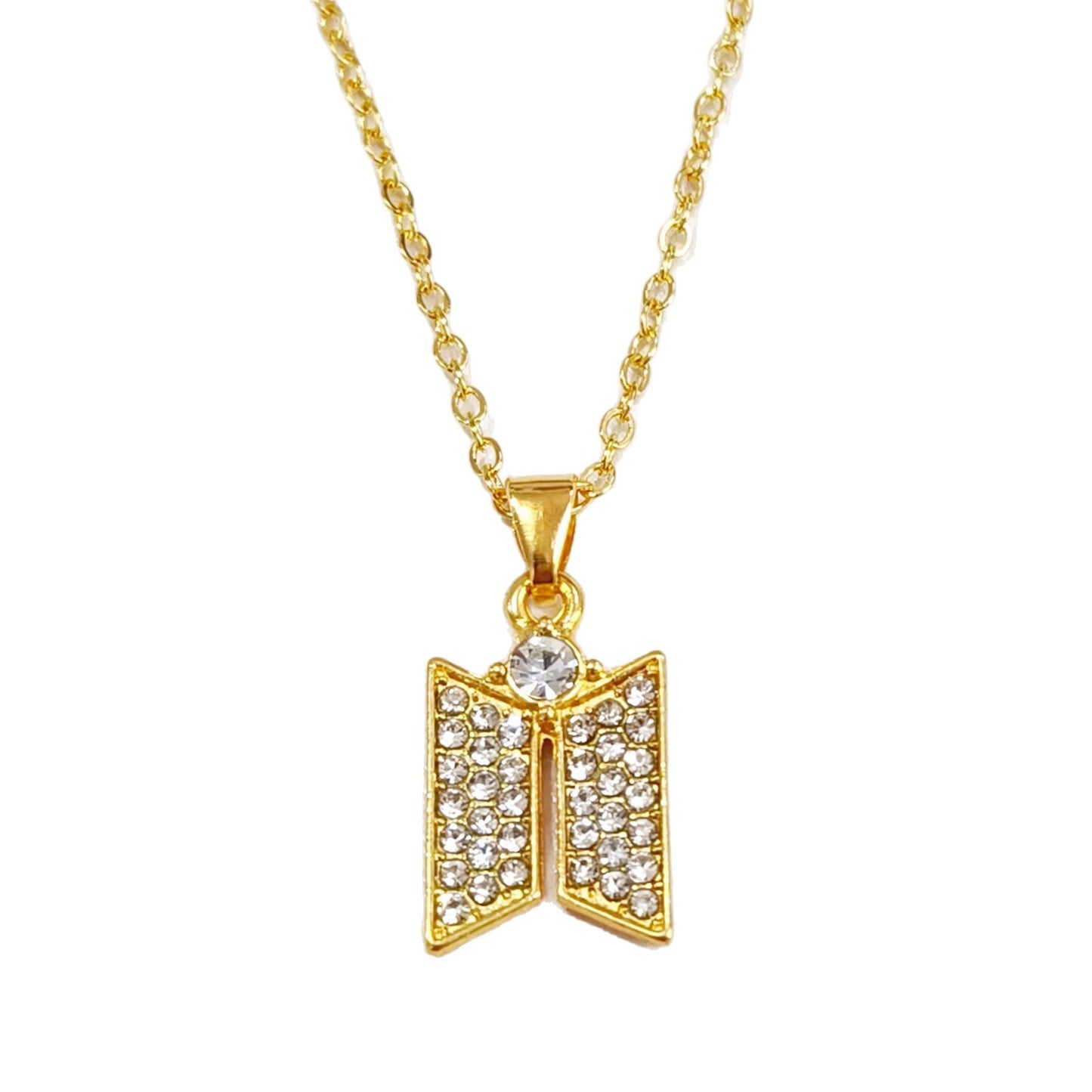 Butterfly Zircon Necklace Pendant Personalized Trendy Accessory