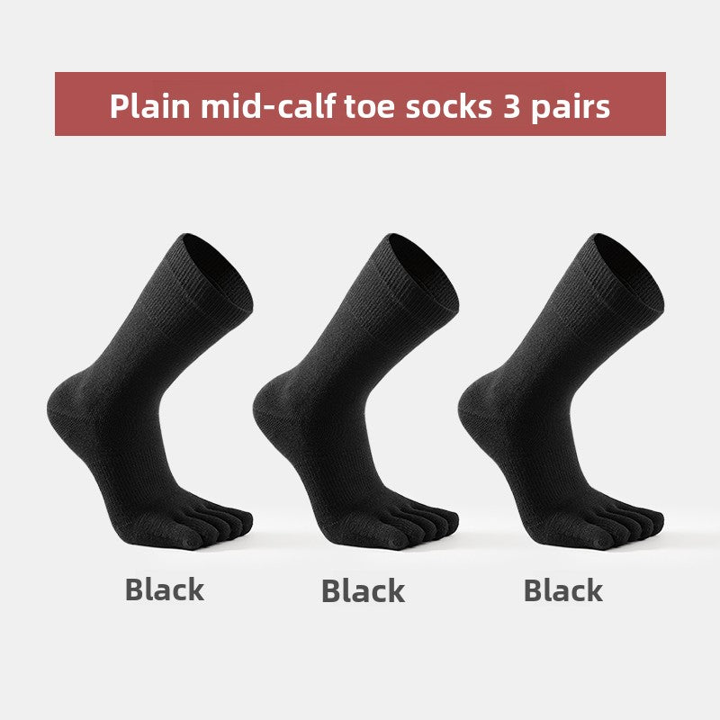 Women's Merino Wool Five-Toe Sports Socks Warm Daily Wear
