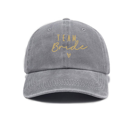 Buy Retro Distressed Baseball Cap – Letter Print Casual Sun Hat