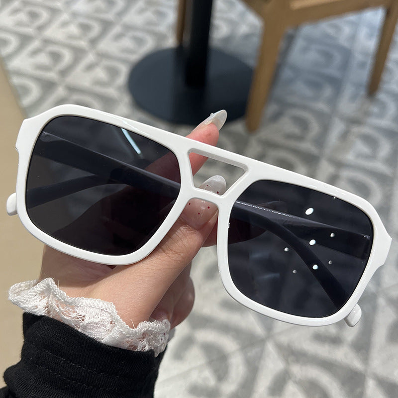 Double Beam Candy Color Sunglasses for Chic Summer Style