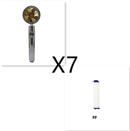 Buy Shower Head Water Saving – 360° Rotating ABS Rain Nozzle