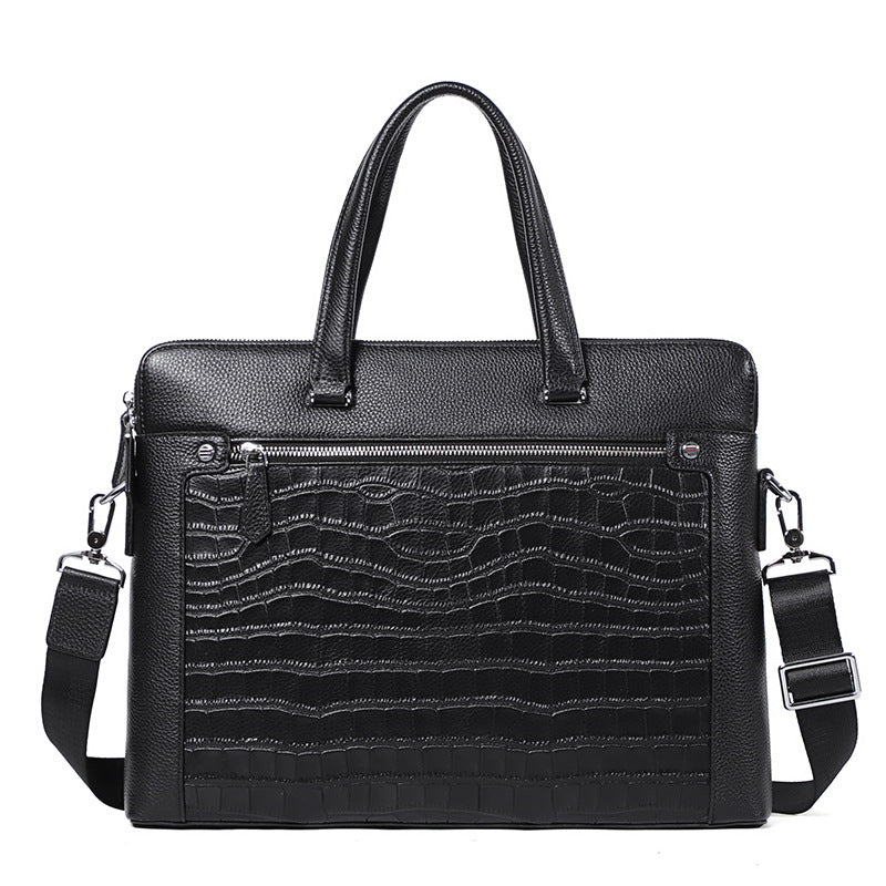 Buy Double Zipper Compartment Briefcase For Men Business Use Daily