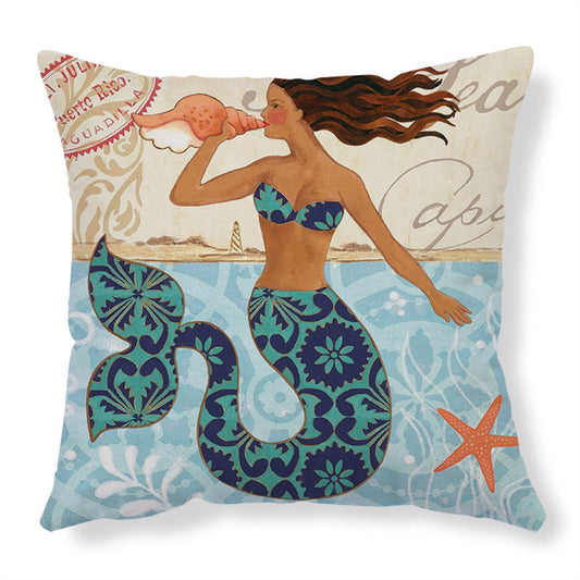 Sea Turtle Printed Cushion Covers  Stylish Throw Pillow Cases
