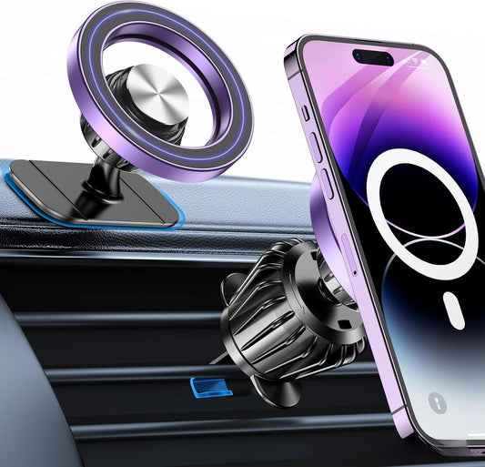 Magnetic Phone Holder for Car Dashboard Stand Safe Accessory