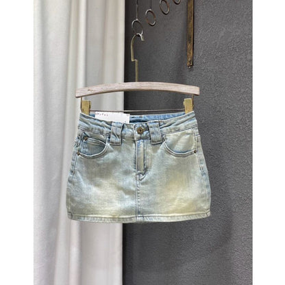 Women’s Retro All-Match Sassy Denim Skirt Stylish & Trendy