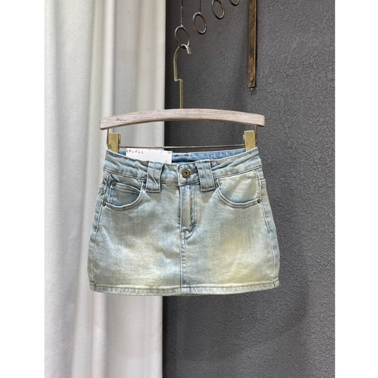 Women’s Retro All-Match Sassy Denim Skirt Stylish & Trendy