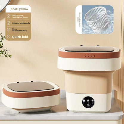 Portable Folding Washing Machine 8L Mini Washer for Travel