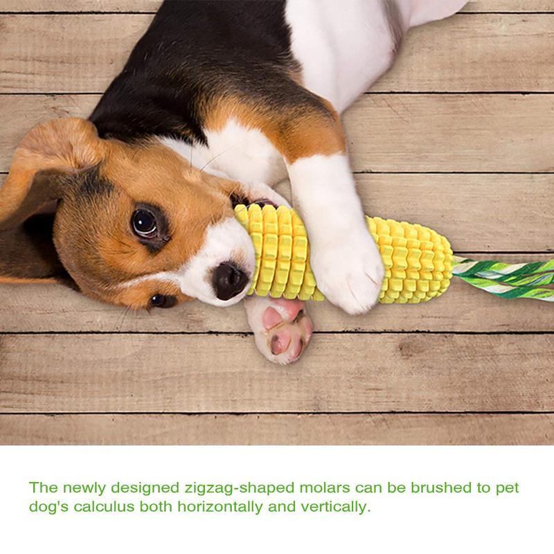PROKEl Dog Chew Toy – Corn Stick Rope Squeaker for All Breeds