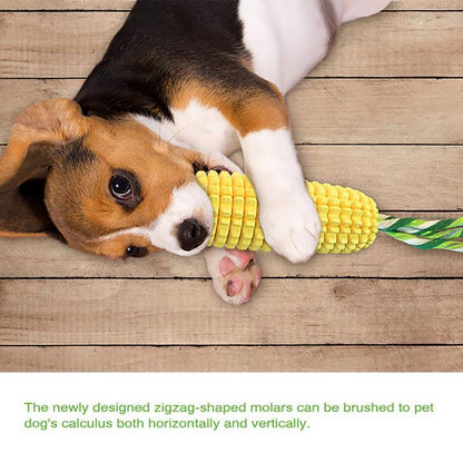 PROKEl Dog Chew Toy – Corn Stick Rope Squeaker for All Breeds