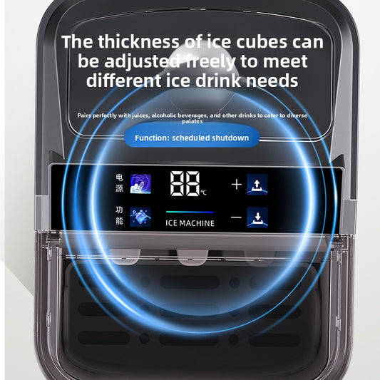 Compact Cube Ice Maker for Home Kitchen Daily Use Machine