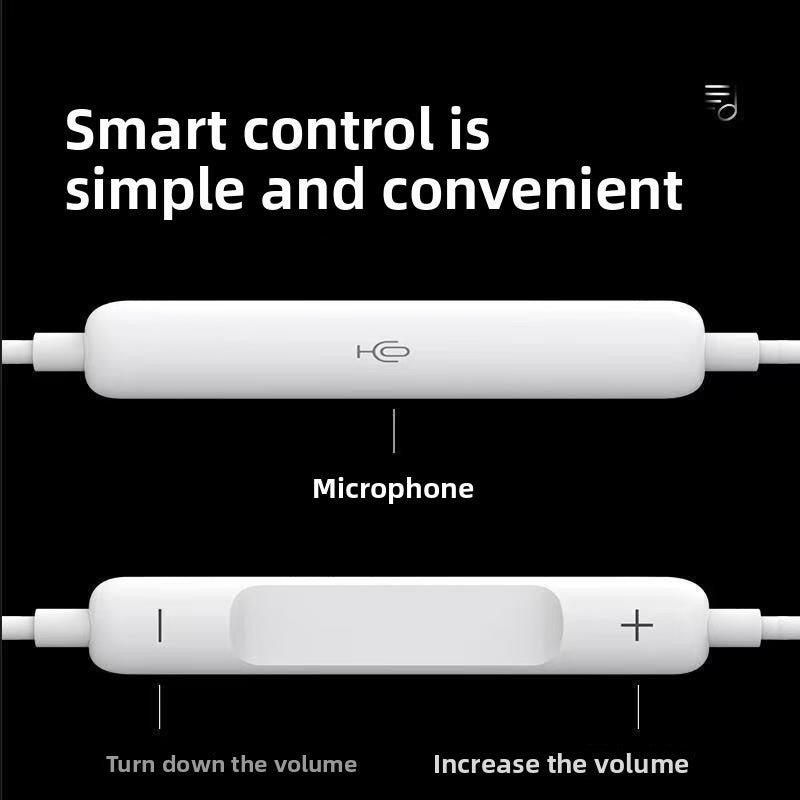 Wired Earphones with Digital Chip for Huawei/Apple/Android