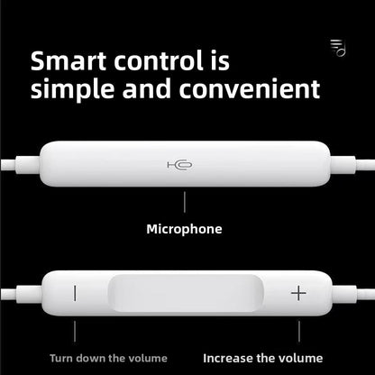 Wired Earphones with Digital Chip for Huawei/Apple/Android