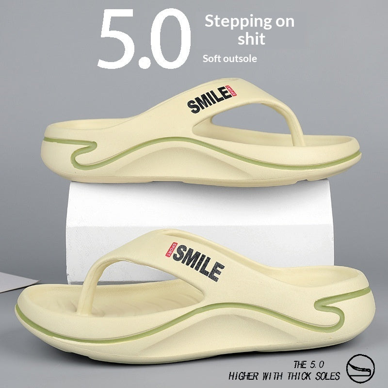 Men’s Outdoor Step-On-Poop Themed Flip-Flops – Fun & Casual