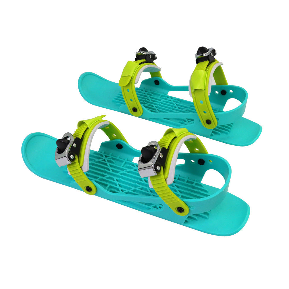 Buy Mini Ski Skates Portable Short Skiboard Adjustable Shoes