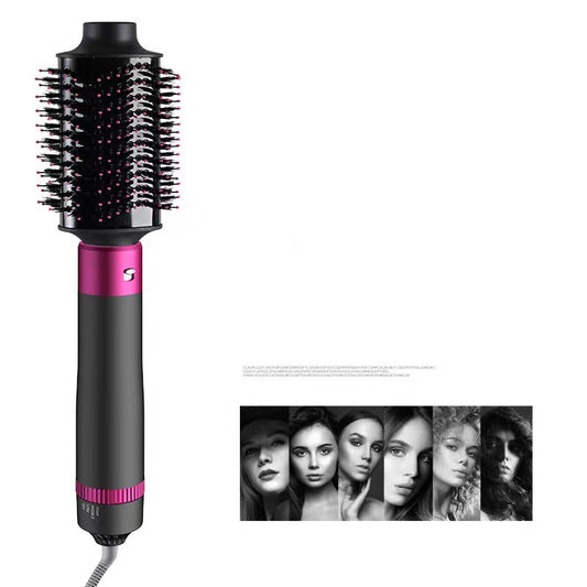 Hair Dryer Brush 5-in-1 Straightener and Automatic Curler