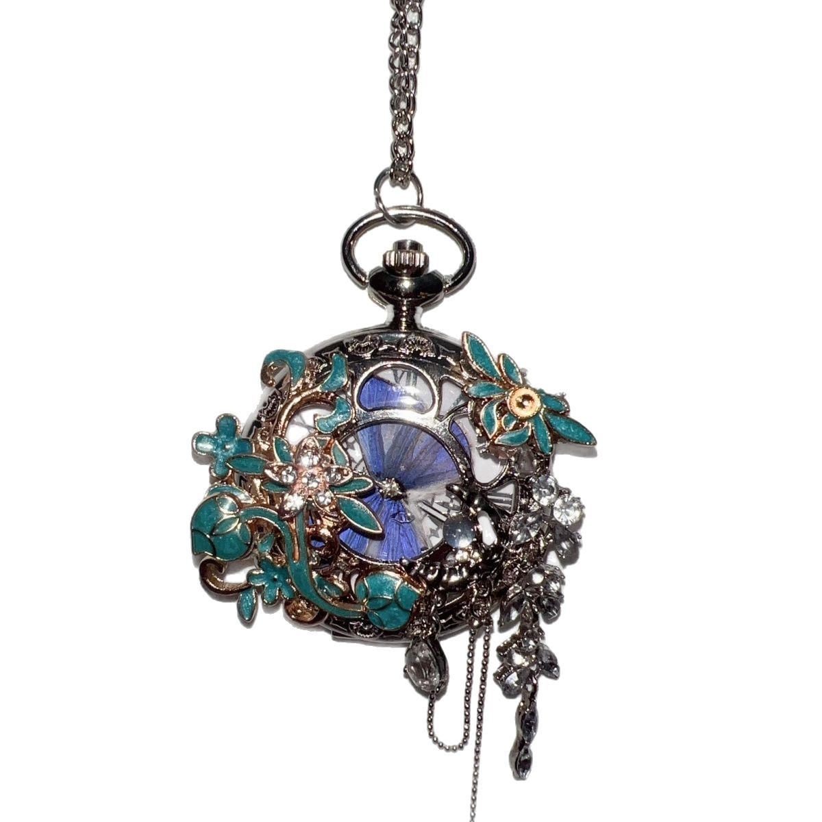 Buy Butterfly Gift Chinese Style Feather Pocket Watch Online