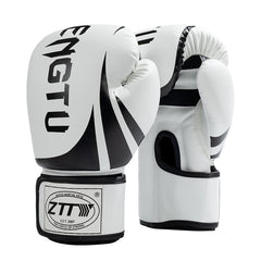 White and black gloves