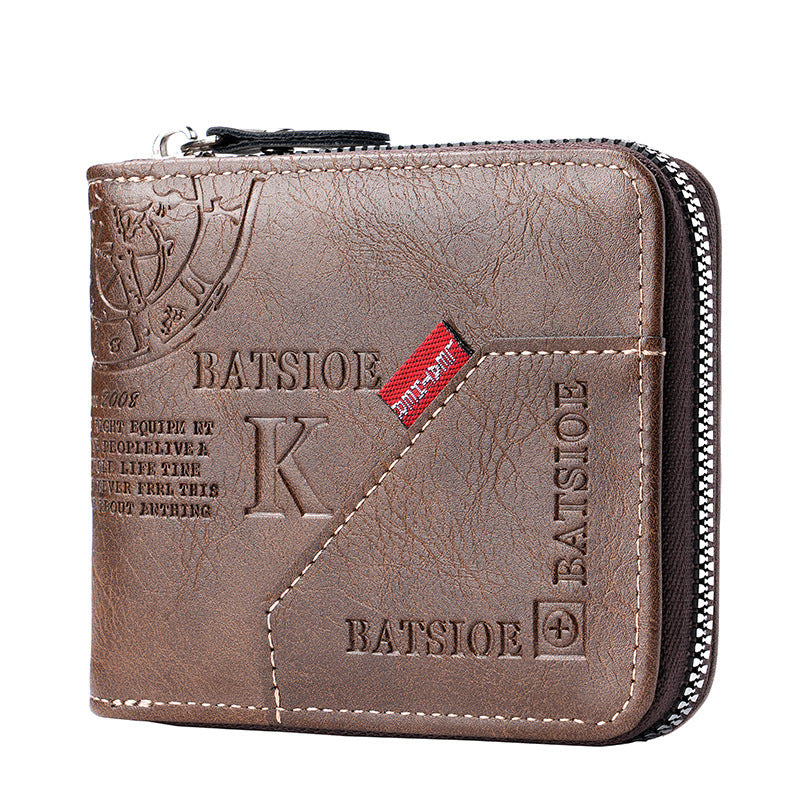 European & American Men’s Vintage Fold Wallet Classic Style