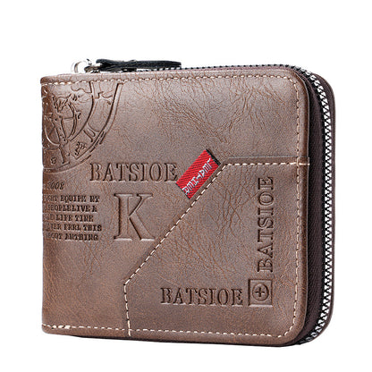 European & American Men’s Vintage Fold Wallet Classic Style