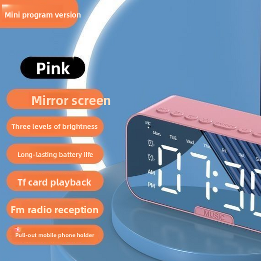 Smart Bluetooth Audio Alarm Clock with Modern Features