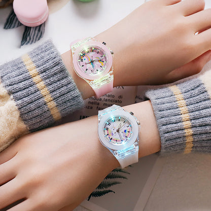 Buy Luminous Unicorn Silicone Quartz Watch for Children and Kids