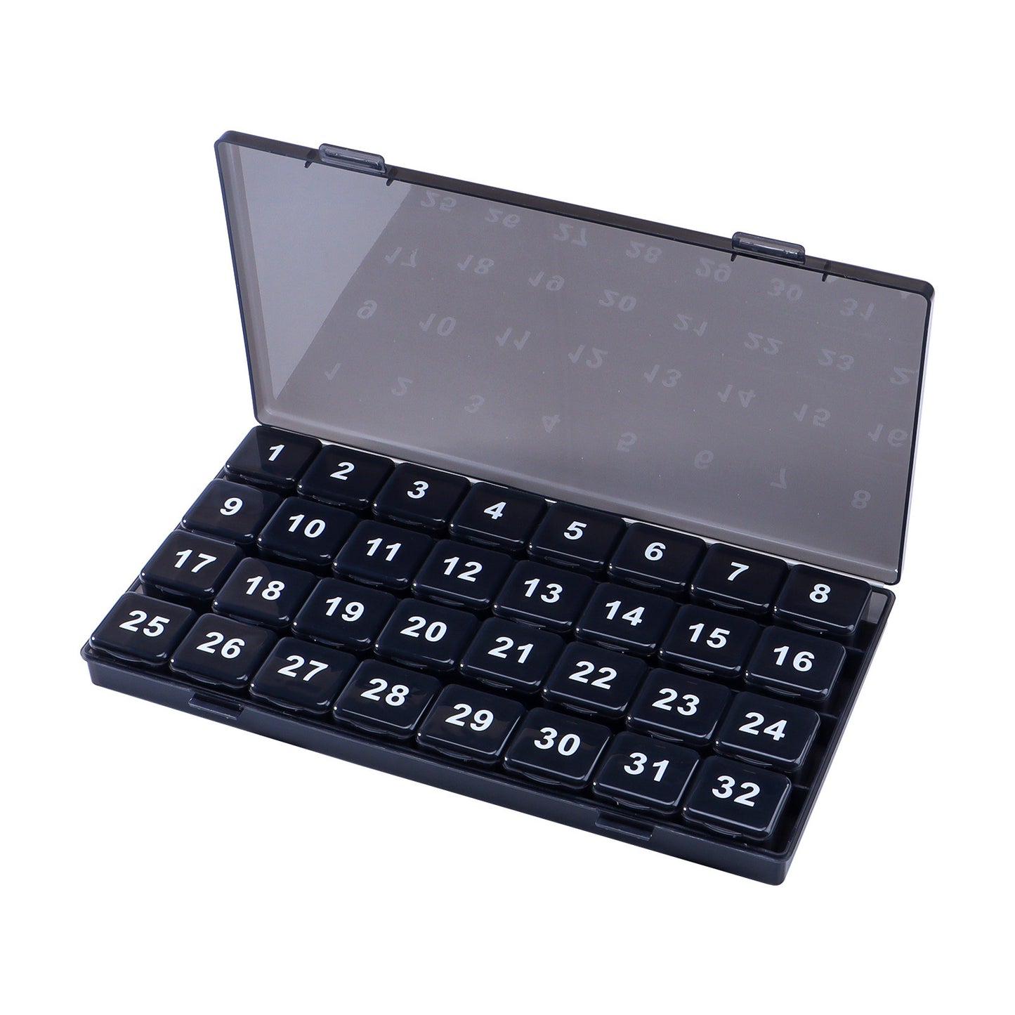 Portable Monthly Pill Organizer for Daily Medicine Storage