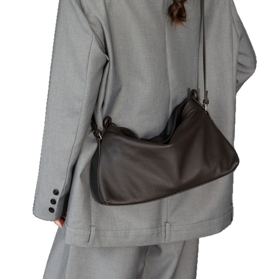 Matte Casual Crossbody Single-Shoulder Bag for Daily Use
