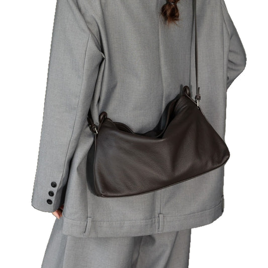 Matte Casual Crossbody Single-Shoulder Bag for Daily Use