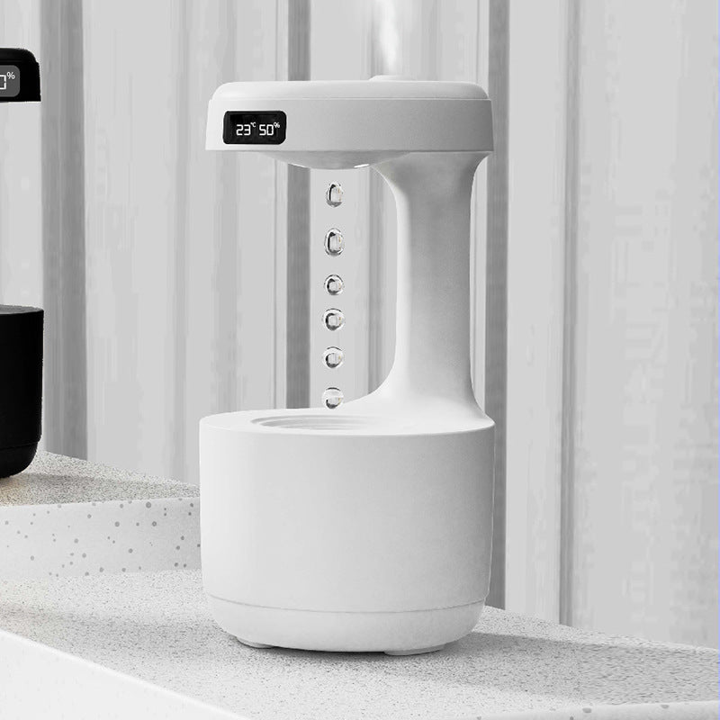 Anti Gravity Water Drop Humidifier with LED Mist Effect