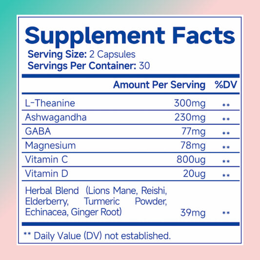 Ashwagandha for Women with L-Theanine & Magnesium.