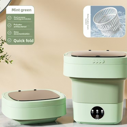 Portable Folding Washing Machine 8L Mini Washer for Travel