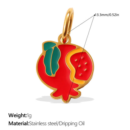 Colorful Drip-Oil Pendant Stylish Necklace Designed for Women