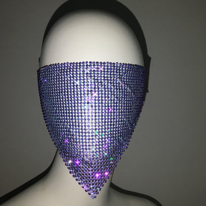 Buy Personality Trend Accessories Rhinestone Mask – Stylish Look