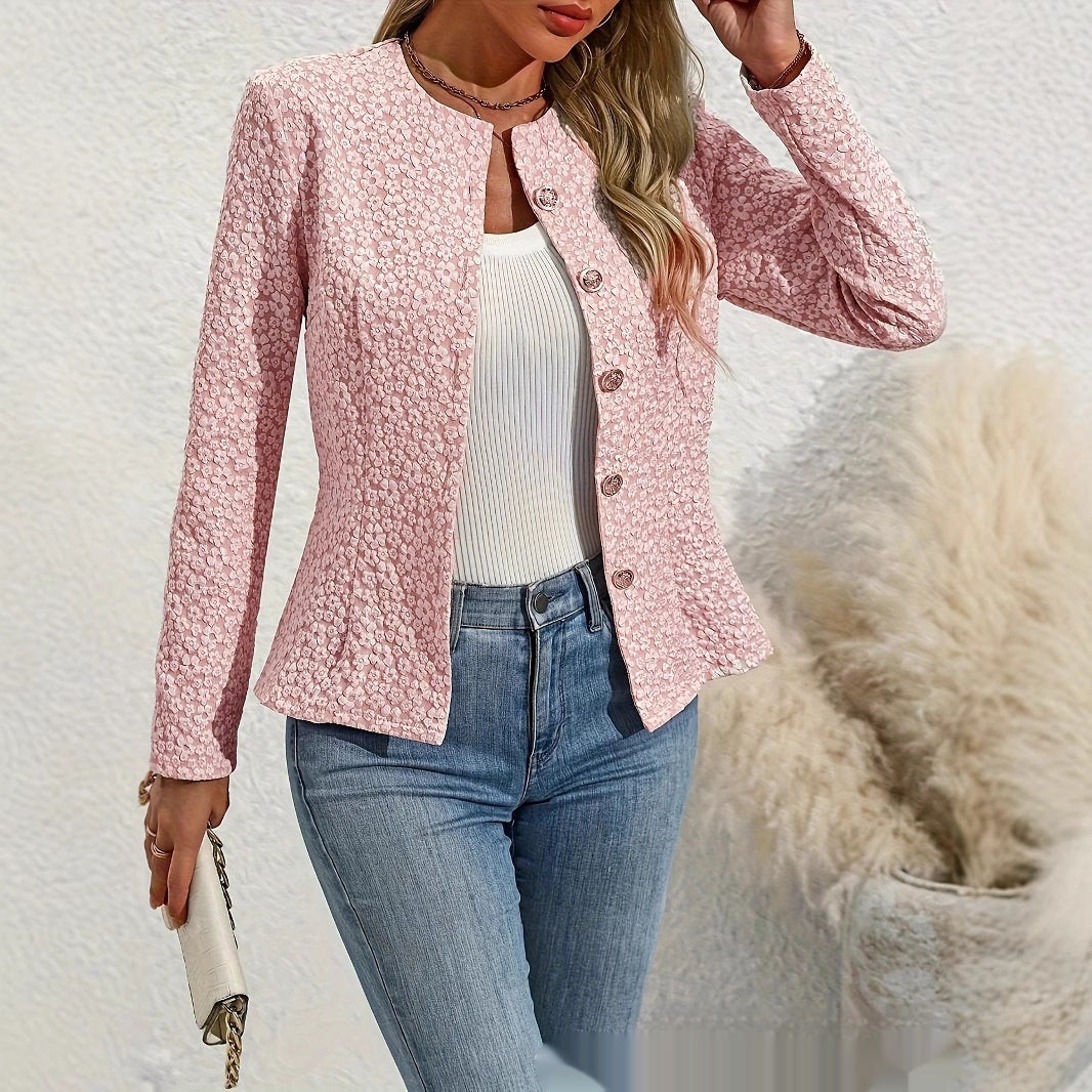 Buy Women’s French-Style Cropped Chic Topcoat – Elegant Design
