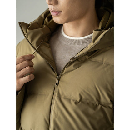 Men’s Short Hooded Down Jacket – Stylish, Windproof & Warm