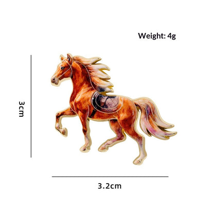 Cute Animal Zodiac Year Gift Brooch Trendy Jewelry Accessory