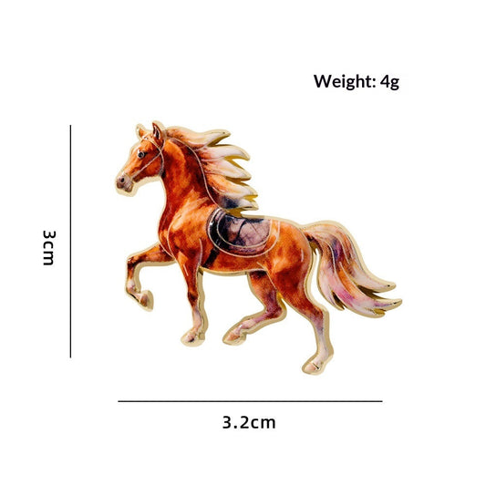 Cute Animal Zodiac Year Gift Brooch Trendy Jewelry Accessory