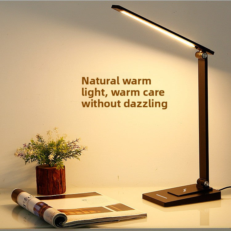 Eye-Protecting Desk Lamp with Soft LED Study Reading Light