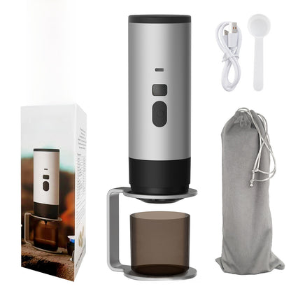 Portable Automatic Capsule Coffee Maker – On-the-Go Brewing