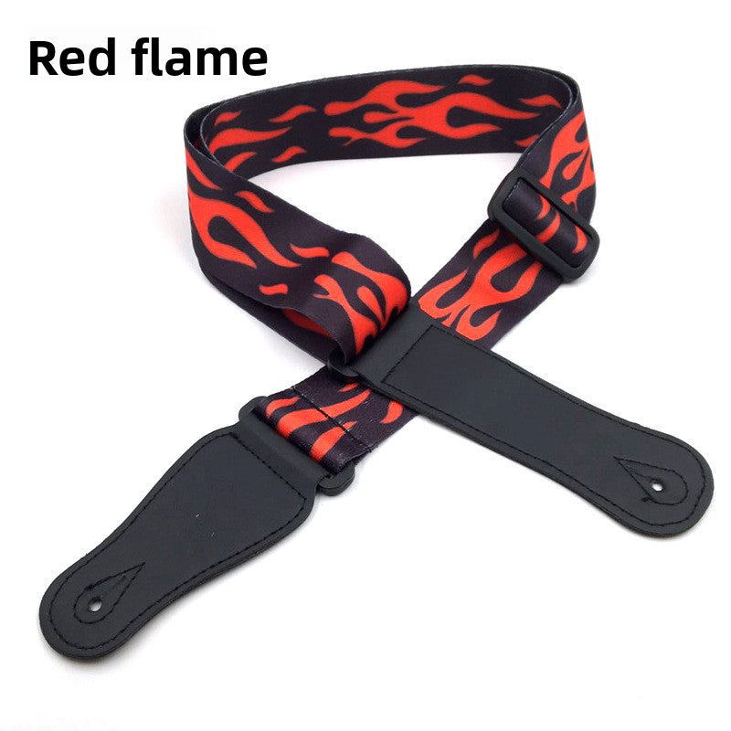 Widened Polyester Guitar Strap