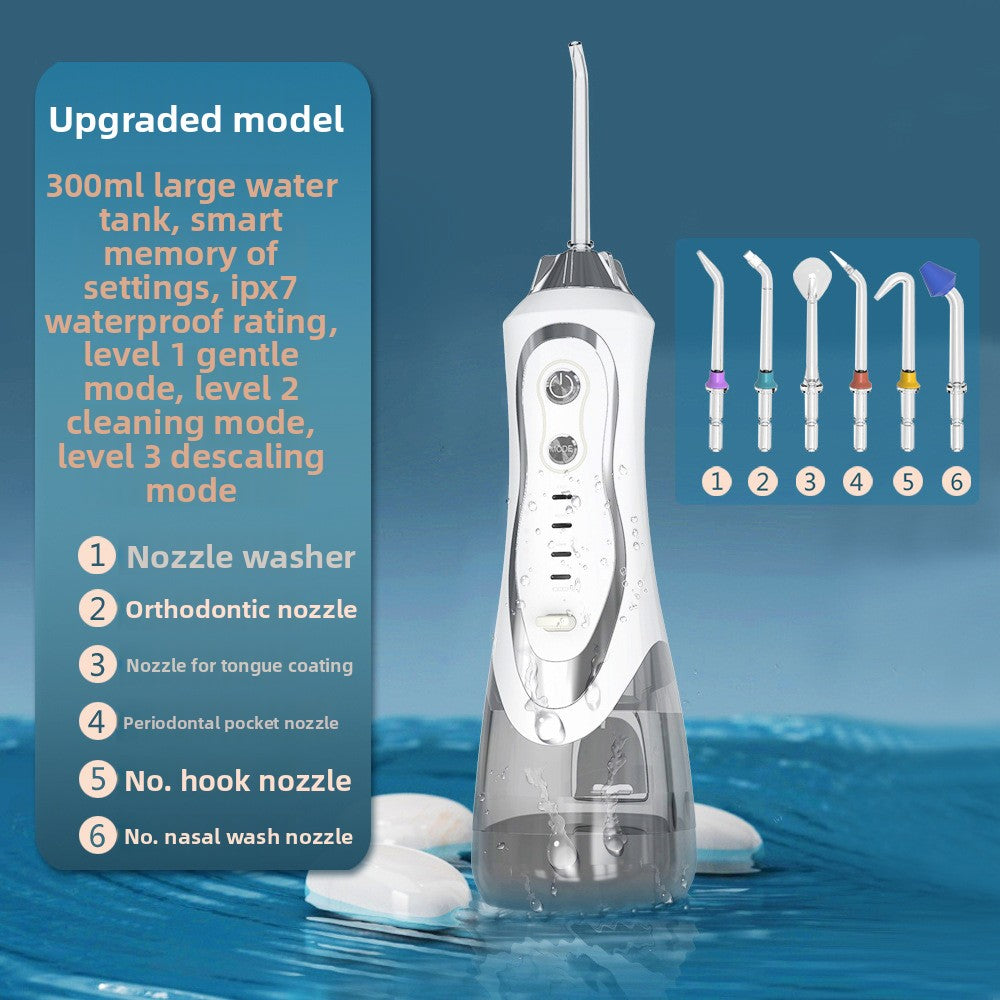 Electric Water Flosser with Portable Oral Cleaning Modes