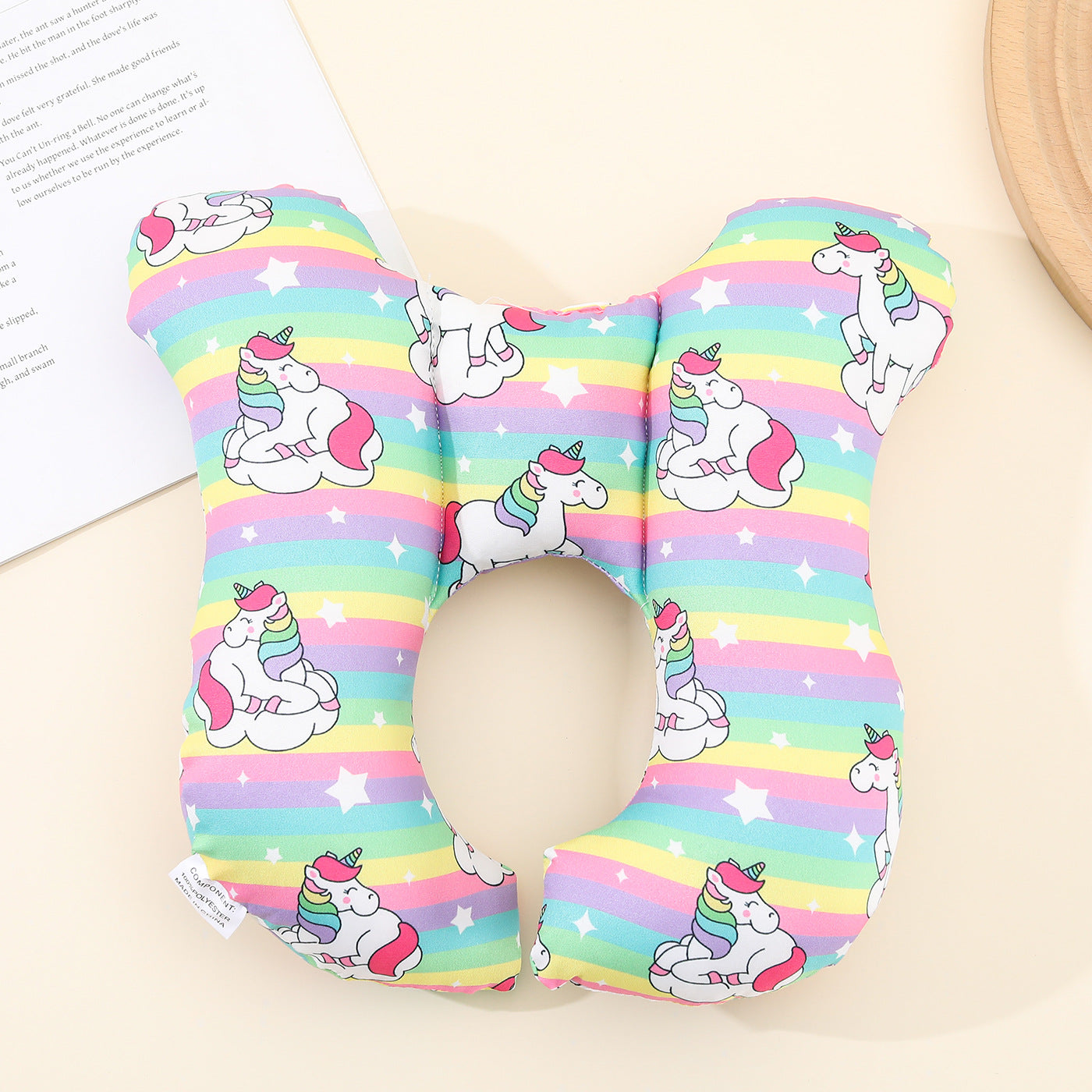 Cartoon Children U-Shaped Travel Pillow Cute Neck Support