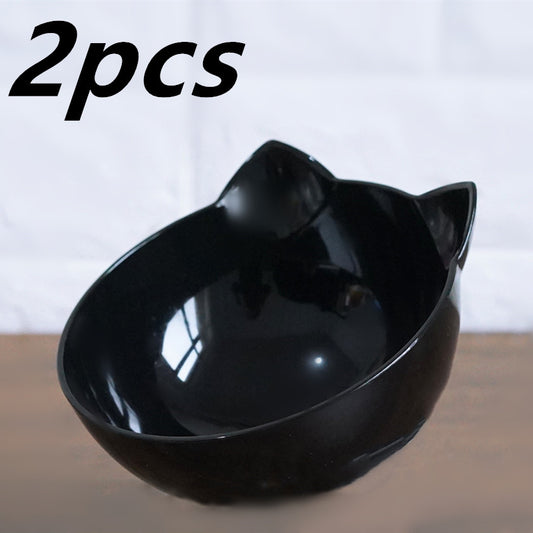 Buy Inclined Cat Bowl with Oblique Mouth – Stylish Pet Feeder