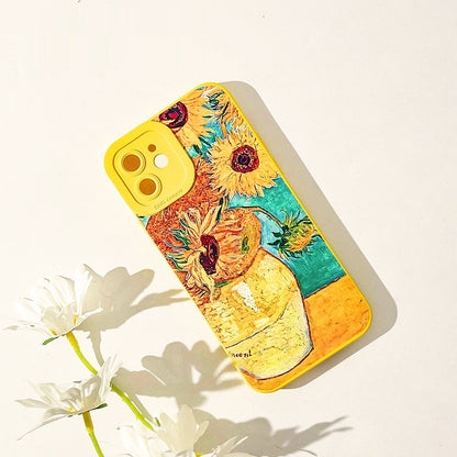 Sunflower iPhone 14 Silicone Phone Case Stylish & Protective
